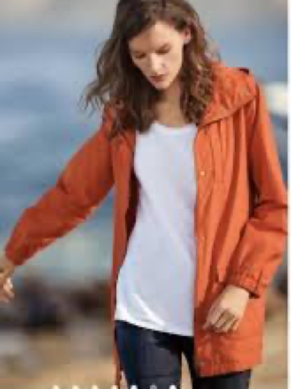 Eileen Fisher XL Anorak Hooded Jacket - Picture 2 of 15